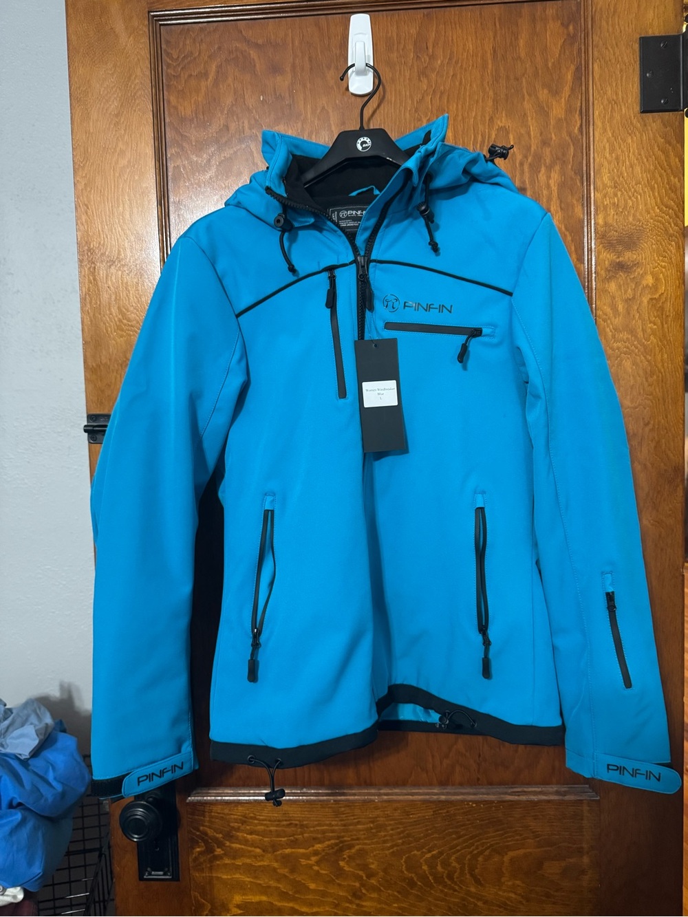 Women's Blue Jacket with Hood